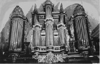 Die historische Orgel in der St. Nicolai Kirche
